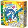 SES Creative – Spalva pagal skaičius – Trikampiai rašikliai – (S14690)