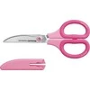 SES Žirklės su įdėklu „SAKUtto Cut Standart”, rausvos NH-HS175P