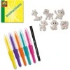 SES Creative - Blow Pens - Airbrush Safari Animals - (S14335)