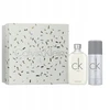 Rinkinys Calvin Klein: CK One tualetinis vanduo unisex, 100 ml + CK One 24 val. apsaugos dezodorantas purškiklis vyrams, 150 ml