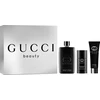 Gucci Guilty rinkinys vyrams (kvepalai EDP, 90 ml + dezodorantas, 75 ml + dušo želė, 50 ml)