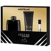 Mont Blanc Legend rinkinys parfuminio vandens purškiklis 100ml + miniatiūrinis kvepalų vanduo 7,5ml + dušo želė 100ml