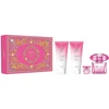 Versace Bright Crystal Absolu komplektas woda perfumowana spray 90ml + miniatura wody perfumowanej 5ml + balsam do ciała 100ml + żel pod prysznic 100ml