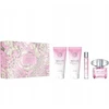 Versace Bright Crystal rinkinys moterims (EDT, 50 ml + kūno losjonas, 50 ml + dušo želė, 50 ml)