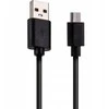 Setty laidas USB - microUSB 1,0 m 2A juodas R