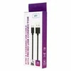 Setty laidas USB - microUSB 1,0 m 2A juodas R