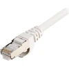 „Sharkoon“ RJ45 Cat.6 SFTP jungiamasis kabelis (baltas, 1 metras)