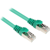 „Sharkoon“ RJ45 Cat.6 SFTP jungiamasis kabelis (žalias, 50 cm)