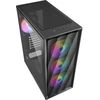 Sharkoon VK4 Rainbow ATX 1xGlas juodas