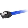 Sharkoon Sata III Kabelis 90° sleeve (blau, 30 cm)