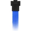 Sharkoon Sata III Kabelis 90° sleeve (blau, 30 cm)