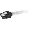 Sharkoon SATA 3 - 0.45 m - SATA III - SATA 7-pin - SATA 7-pin - Male/Male - Juodas,Baltas