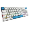 Sharkoon SKILLER SGK50 S4 Gen2 PBT, Gaming-klaviatūra - baltas, DE-išdėstymas, Gateron G Pro 3.0 Geltona
