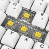 Sharkoon SKILLER SGK50 S4 Gen2 PBT, Gaming-klaviatūra - baltas, DE-išdėstymas, Gateron G Pro 3.0 Geltona