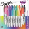 Markeriai Sharpie Fine Permanent Glam Pop 34 spalvų - 2198891