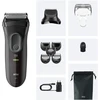 Barzdaskutė Braun Series 3+ 3000BT, juoda