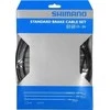 Shimano stabdžių trosų komplektas plieno plento/MTB juodas