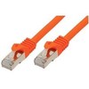 „Shiverpeaks BASIC-S“, 0,5 m, Cat7, S/FTP (S-STP), RJ-45, RJ-45, oranžinis