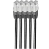 Shiverpeaks Kabelis krosowy, cat6 S/FTP LSZH VE5 juoda 1,0m (BS75711-HS-SET5)