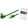 Shiverpeaks Kabelis krosowy cat6 S/FTP PIMF kątowo-prosty žalia 3m (BS08-64043)