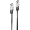 Shiverpeaks Kabelis sieciowy RJ-45, Cat 6, S/FTP, LSZH, juoda, 1m (BS75711-HS)