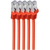 Shiverpeaks Patchcord BASIC-S Cat 7, S/FTP, PiMF, LSZH, raudona, 0.5m, 5 vnt (BS75511-0.5R-SET5)