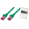 S-Conn „Shiverpeaks“ patch kabelis S/FTP Cat.6a žalias, 0,25 m