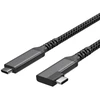 Shiverpeaks USB-C kabelis ładujący USB C/C 3.2 100W PD tekstylny 90°2m (FL31-75017)