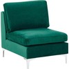 Sofa Beliani 1 vietos modulis EVJA žalias veliūras