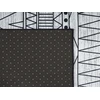Beliani Kilimas KEBAN juodas 140 x 200 cm
