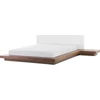 Beliani Lova ZEN 180 x 200 cm ruda uosio spalvos