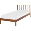 Lova Beliani Viengulė lovos rėmas BARRET 90 x 200 cm, ruda, pušies mediena