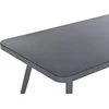 Shumee Beliani Stół sodo LIPARI 140 cm 80 cm Szkło Pilka