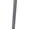 Beliani Sodo stalas MILETO 140 cm 80 cm, stiklinis, pilkas
