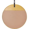 Beliani Sieninis veidrodis GURS 60 cm metalinis auksinis