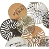 Beliani Sienų dekoracija OSMIUM metalinė 50 cm sidabrinė