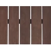 Beliani Sodo stalas TUSCANIA 180 cm 100 cm, eukalipto mediena, tamsiai rudas