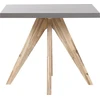 Beliani Sodo stalas OLBIA 90 cm x 90 cm, Pilkas betonas
