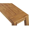 Beliani Sodo suolas LIVORNO 169 cm Akacijos mediena Rudas