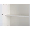 Beliani Pakabinama vonios kambario spintelė su LED veidrodžiu MAZARREDO 60 x 60 cm, balta