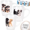 Siaki Collection Keramikinės puodeliai 220 ml, 3 vnt. su šuniuko motyvu