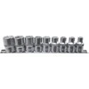 NAC Sidabrinis TORX galvučių rinkinys 9 vnt. 1/2″