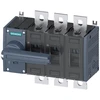 Siemens 3P jungiklio atjungiklis wlk3 315A rotacinis saugiklis pilkas priekinis montavimas kairysis srieginis plokščias pajungimas 3KD4032-0PE10-0
