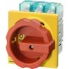 Siemens Cam jungiklis 0-1 3P 63A, skirtas įmontuoti gelton ir/raudon IP65 3LD2504-0TK53