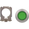 Siemens Apšviestas mygtukas 30 mm apvalus metalinis matinis žalias plokščias žiedas su savaiminiu grįžimu 3SU1061-0JB40-0AA0