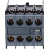 „Siemens“ pagalbinis kontaktų blokas 2NO+2NC, montuojamas priekyje 3RH2911-1GA22