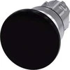 Siemens Juodas 22 mm metal( 40 mm impulsas 3SU1050- 1BD10- 0AA0)
