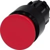 Siemens Grybų mygtukas 22mm, apvalus, raudonas plastikas, 30mm, savaime negrįžtantis, atrakinamas traukiant 3SU1000-1AA20-0AA0