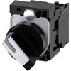 Siemens Jungiklis su apšvietimo parinktimi 22 mm apvalus plastikinis juodas/baltas kr rašiklis 2 padėtys o-i 3SU1100-2BF60-1BA0