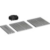 Siemens LZ11BKR11, Cooker hood recycling kit, Juodas, Pilkas, 4 pc(s)